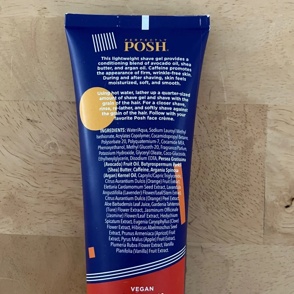 Perfectly Posh Shave Gel - I've Beard Here Before Gender Neutral & Soap Sample